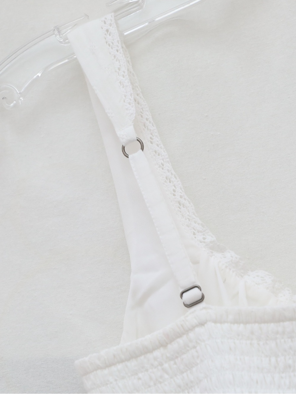 NWT Hollister BARE BUTTON THROUGH MINI Day dress white short resortwear beach M - Picture 12 of 12